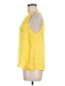 BCBGMAXAZRIA 100% Polyester Yellow Sleeveless T-Shirt Size M - photo 5