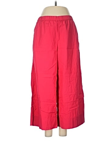 Madewell Pull-On Culottes in Cotton Poplin (view 1)