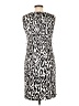 AGB Animal Print Ivory Cocktail Dress Size 12 Petite - photo 2