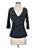 One September Gray 3/4 Sleeve Top Size S - photo 1