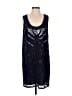 Alya 100% Polyester Stars Blue Cocktail Dress Size M - photo 1