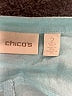 Chico's 100% Linen Teal Jacket Size Lg (2) - photo 7