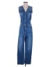 FRAME Denim Blue Jumpsuit Size S - photo 1