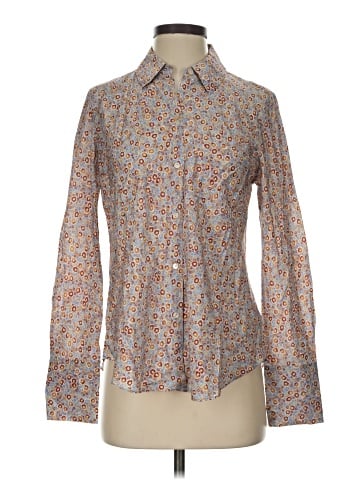 Rebecca Taylor Long Sleeve Silk Top (view 1)