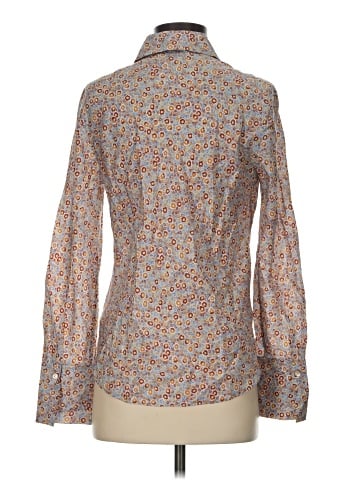 Rebecca Taylor Long Sleeve Silk Top (view 2)