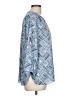 NYDJ 100% Polyester Blue 3/4 Sleeve Blouse Size L - photo 4