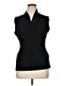 DKNY Black Sleeveless Blouse Size XL - photo 1