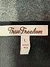 True Freedom 100% Polyester Black 3/4 Sleeve Blouse Size L - photo 8