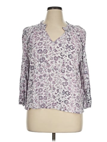 Caslon 3/4 Sleeve Blouse (view 1)