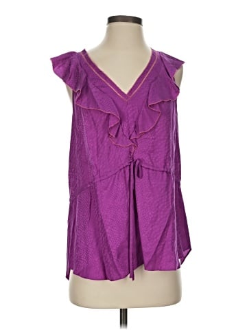 Rebecca Taylor Sleeveless Silk Top (view 1)