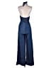Elevenses 100% Tencel Solid Blue Jumpsuit Size 2 - photo 2