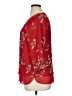 Rose + Olive 100% Polyester Red 3/4 Sleeve Blouse Size XL - photo 5