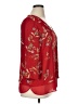 Rose + Olive 100% Polyester Red 3/4 Sleeve Blouse Size XL - photo 4