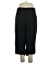 Catherines 100% Polyester Solid Black Dress Pants Size 1X - photo 1