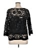 HD in Paris 100% Polyester Black 3/4 Sleeve Top Size 14 - photo 2