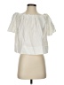 Vince. 100% Cotton Ivory Short Sleeve Blouse Size XS - photo 1