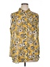 Liz Claiborne 100% Polyester Yellow Sleeveless Blouse Size 1X - photo 1