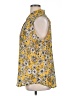 Liz Claiborne 100% Polyester Yellow Sleeveless Blouse Size 1X - photo 5