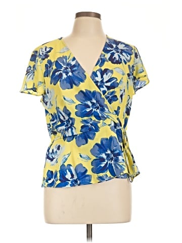 Ellen Tracy Short Sleeve Blouse (view 1)