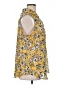 Liz Claiborne 100% Polyester Yellow Sleeveless Blouse Size 1X - photo 4