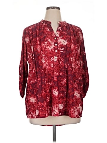 Notations 3/4 Sleeve Blouse (view 1)