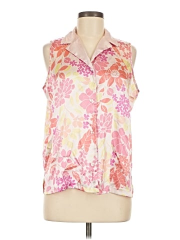 Jones New York Sleeveless Button-Down Shirt (view 1)