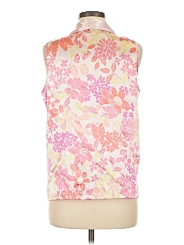 Jones New York Sleeveless Button-Down Shirt (view 2)