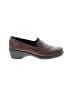 Clarks Burgundy Flats Size 6 - photo 1