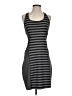 Lola Stripes Gray Casual Dress Size S - photo 1