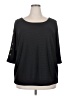 Belldini Black 3/4 Sleeve Top Size 2X - photo 1