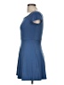 Kimchi Blue Solid Blue Casual Dress Size M - photo 5