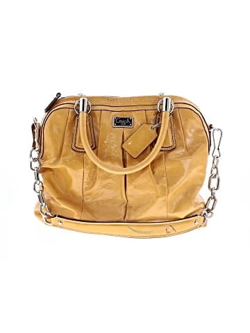 Coach patent leather satchel (view 1)