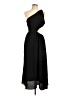 Tyche Solid Black Cocktail Dress Size L - photo 1