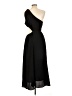 Tyche Solid Black Cocktail Dress Size L - photo 2