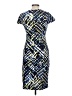 Covington Graphic Blue Casual Dress Size Lg Petite - photo 2