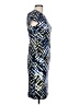 Covington Graphic Blue Casual Dress Size Lg Petite - photo 4