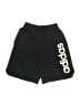 Adidas 100% Polyester Graphic Black Athletic Shorts Size 8 - photo 1