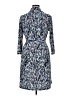 Veronica M. Print Blue Casual Dress Size XL - photo 2
