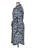 Veronica M. Print Blue Casual Dress Size XL - photo 5