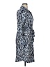 Veronica M. Print Blue Casual Dress Size XL - photo 4