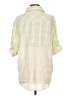 White Birch Green 3/4 Sleeve Button-Down Shirt Size S - photo 2