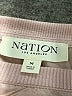 NATION LTD Metallic Pink Short Sleeve Blouse Size M - photo 7