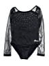 Justice Stars Black Leotard Size S (youth) - photo 1