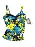 Coco Reef Print Blue Swimsuit Top Size L - photo 1