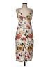 Volcom Floral Ivory Cocktail Dress Size 10 - photo 1