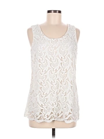 Ecru Sleeveless Blouse (view 1)