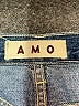 AMO 100% Cotton Hearts Blue Jeans Size 25 waist - photo 7