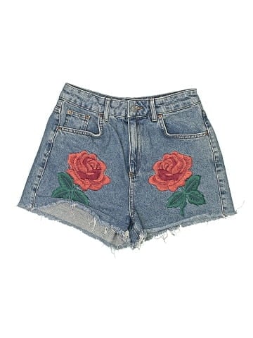 Topshop Denim Shorts (view 1)