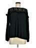 Amaryllis Black Long Sleeve Blouse Size M - photo 1