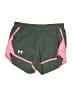 Under Armour 100% Polyester Green Athletic Shorts Size XS - photo 1